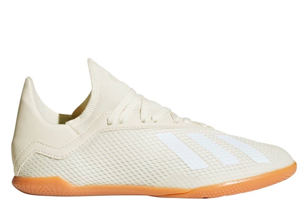 Zapatos De Fútbol Niño adidas 2427 Deportivos Cómodo Con Cordones Blanco 28 Y 29