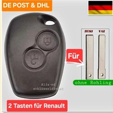 2 Tasten Ersatz Schlüssel Gehäuse für Renault Twingo II Clio Kangoo Opel [8]