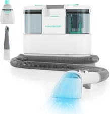 HAUSHOF Portable Carpet Spot and Upholstery Cleaner 12Kpa Lightweight Deep Couch