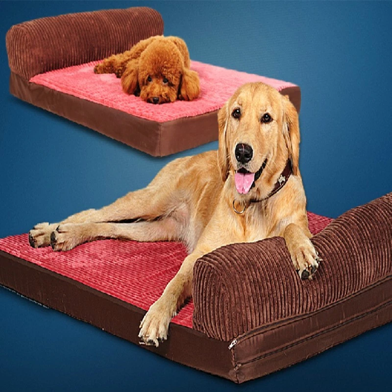 Pet Large Dog Bed Elastic Pillow Slip Proof Antistatic Comfortable Mattress