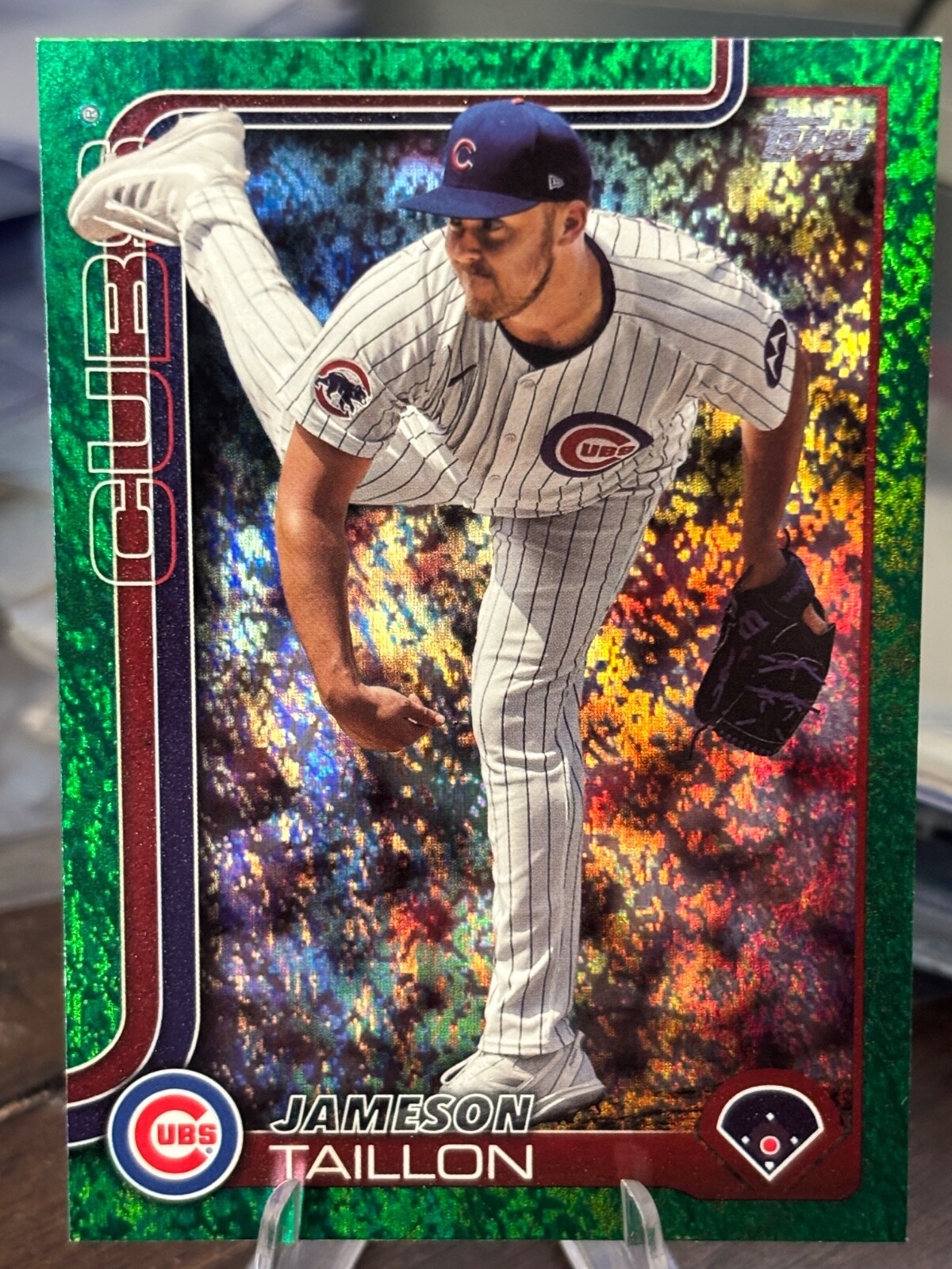 2025 Topps Green Holo Foil #134 Jameson Taillon 43/99