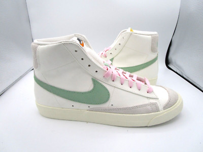 Nike Blazer Mid '77 PRM Mens 10 Enamel Green Coconut Milk White Shoes DO9787-100