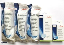 3 JURA Claris WHITE Filter+ 6 Reinigungstabletten 24225+ 3 Entkalkungstabletten 