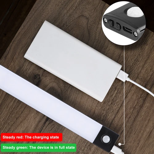 2 X LED Kitchen Under Cabinet Closet Shelf Lighting Strip Bar USB Light Lamp Kit - Picture 8 of 15