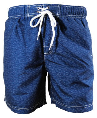 Baileys Badeshort Freizeitshort Beach in dunkelblau mit Minimuster Gr. M bis 4XL