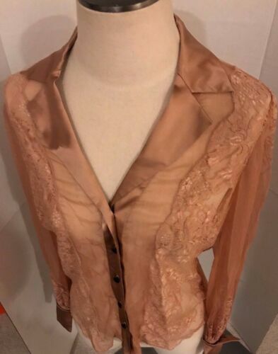 LA PERLA PORTE JARRETELLE TAILLE 40 MODELE TULLE NERVURE REF 0019245 50% SOIE