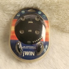 New JWIN JX-CD335SBLK Personal CD Player w Headphones CD-R Compatible 2009