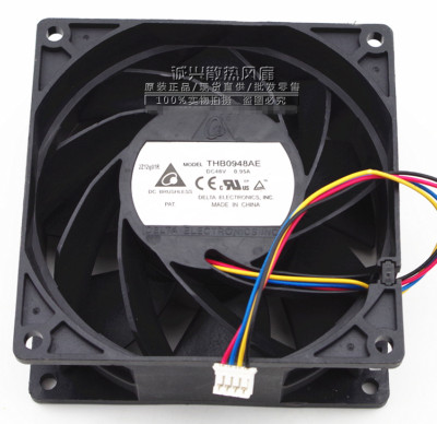 1PC Delta THB0948AE 9238 48V 0.95A 9CM dual ball high air volume cooling fan #