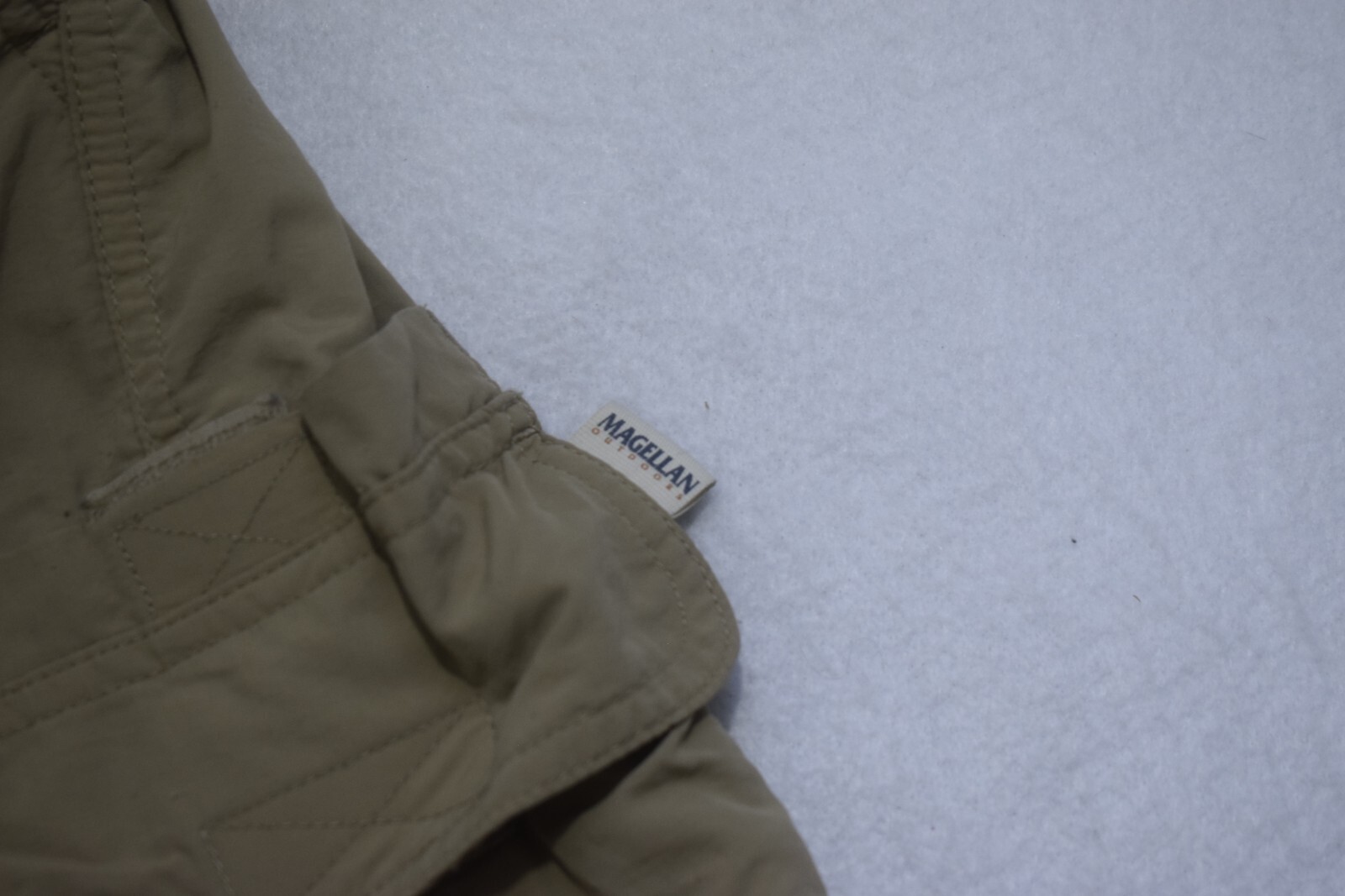 Magellan Convertible Cargo Shorts Pants Beige Fishing… Gem