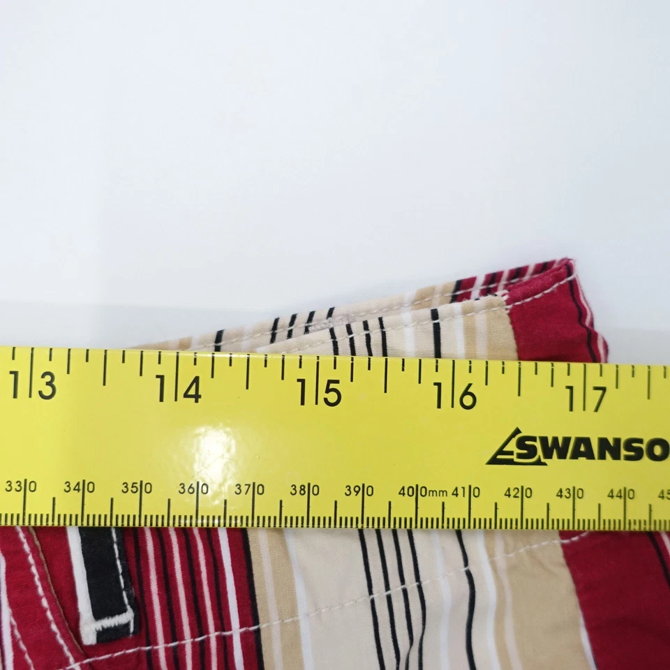 Pantalones Venezia Para Mujer 16 Multicolor Rayas Elástico Algodón Pierna Recta Bolsillos Foto 3 de 4