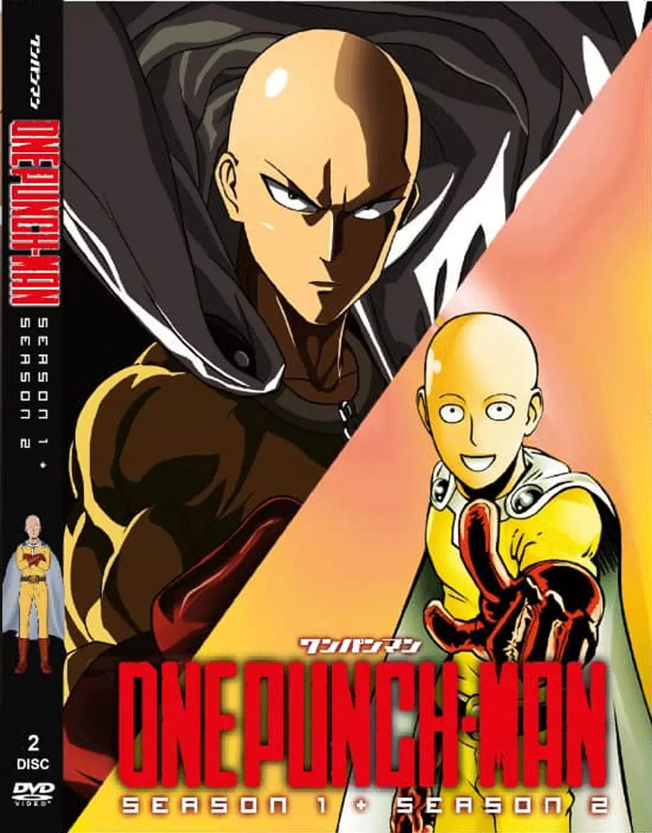 DVD ANIME ONE PUNCH MAN Sea 1-2 Vol.1-24 End ENGLISH DUBBED Region All