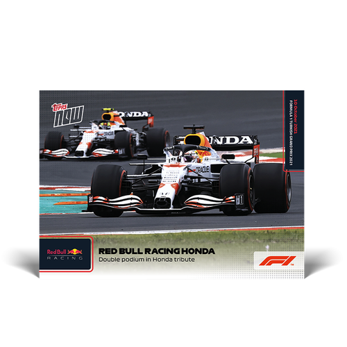 Max Verstappen Sergio Perez Red Bull Racing 21 Topps Now Formula 1 F1 Card 62 Ebay