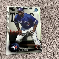 2016 Bowman Draft Chrome BDC170 Anthony Alford Toronto Blue Jays