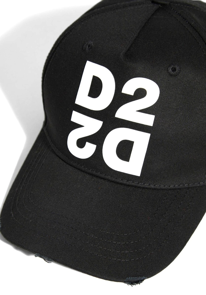 帽子 Archive Dsquared 2 Cutting Cap DSQUARED2 DSQ2 'Mirror D2 70's It Takes Two To Make' Baseball Cap
