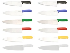 10" Chef Knife - Columbia Cutlery - Choose Color - Commercial Kitchen Heavy Duty