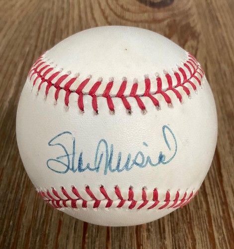 STAN MUSIAL SIGNED BASEBALL ST. LOUIS CARDINALS-AUTOGRAPHED BASEBALL WITH CASE - Picture 4 of 6
