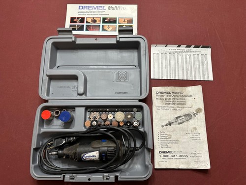 Dremel MultiPro Drill Model 395 + Case, Accessories, Owners Manual, 35,000 RPM - 第 1/21 張圖片