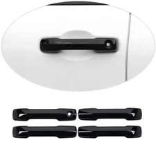 Car Door Handle Cover Trim For Toyota Tacoma 2024-2025 Accessories Glossy Black