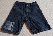 Eck Unltd Boys Size 5 Black Denim Jean Shorts 23