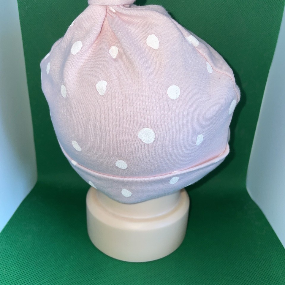 158 Primark Girl’s Pink Polka Dot Beanie Hat Size 03 Months eBay