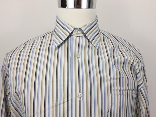 Chemise Faconnable Homme Taille L – Boutonnage, Motif Quadrillé, Coton, Occasion Très Bon état