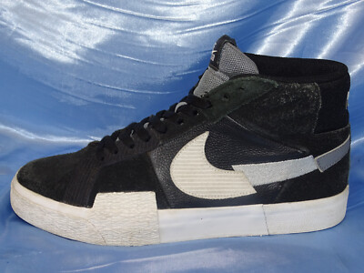 NIKE SB BLAZER MID MOSAIC BLACK SNEAKER GR 45 SCHUHE HERREN SCHWARZ DUNK HI BB3