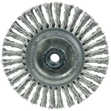 Weiler 13132 4 Stringer Wire Wheel .020SS M10-1.25