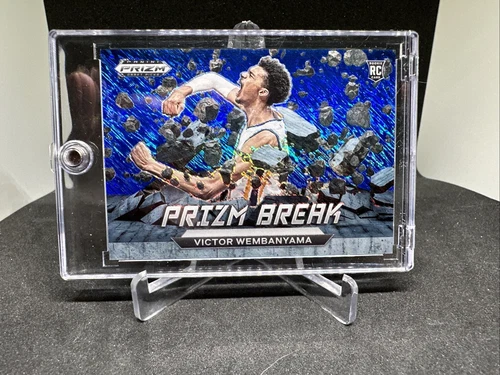 victor wembanyama Prizm Draft Picks Blue Shimmer FOTL #/19