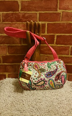 DONNA SHARP DAZZLE ANNE SHOULDER BAG PINKS 1284 NWT