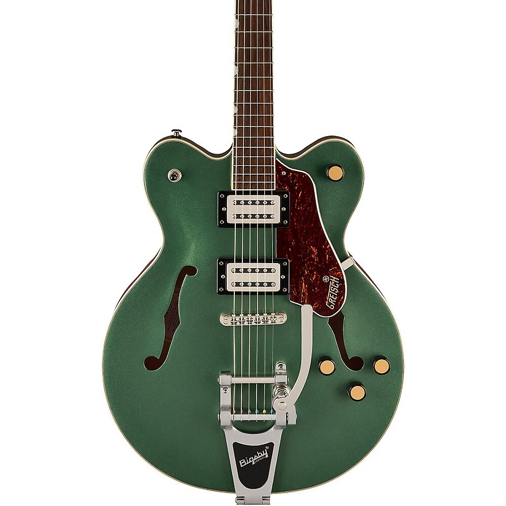 Gretsch G2622T Streamliner Центральный блок Double-Cut Bigsby, гитарная сталь, оливковый