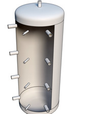Pufferspeicher PSO 1000 L exkl. Solarwärmetauscher exkl. Isolierung