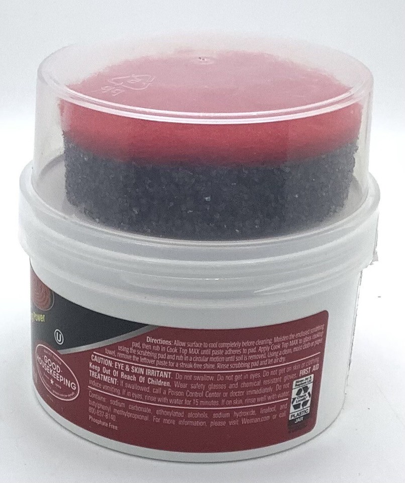 WEIMAN GLASS COOK TOP MAX CLEANER & POLISH Shine Protect RANGE TOP 9OZ