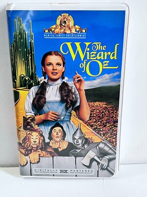 The Wizard Of Oz VHS 1996 Clamshell | Remastered MGM Vintage