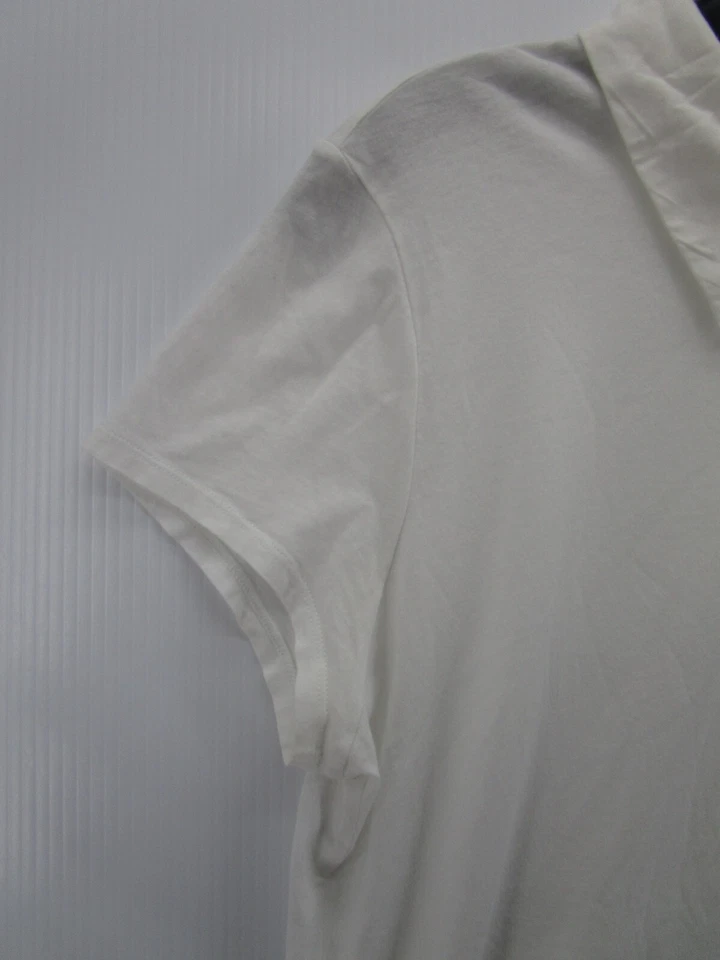 Tommy Bahama Polo 衫女式 XL 白色套衫高尔夫夏威夷学院风针织标志 — 第 3/4 张图片