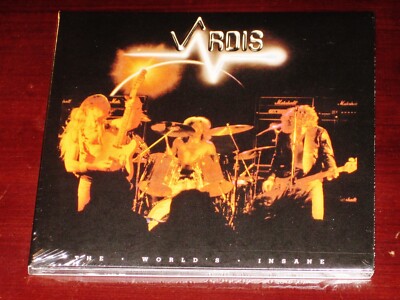 Vardis: The World's Insane CD 2017 Bonus Tracks Dissonance Prods. UK Digipak NEW