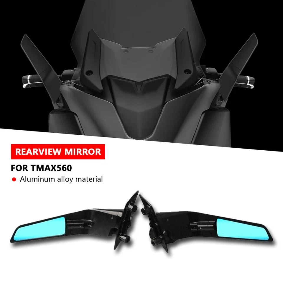 Espejos retrovisores ajustables para moto Yamaha T-Max 560 2022 2023 Foto 2 de 4