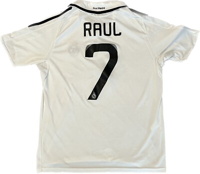 ウェア adidas / Real Madrid 100th 7 RAUL 1999-00 Real Madrid adidas Reissue Away Shirt Raul #7