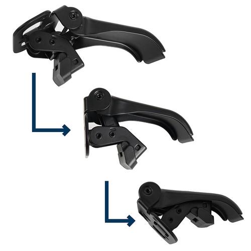 Steel Replacement Front Hard Top Lamp Lock Kit for 07-18 Jeep Wrangler JK/JKU - Picture 11 of 12