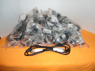 6-Foot DVI-D Male To DVI-D Male Monitor Graphics Cable, lot of 42 cables,new!
