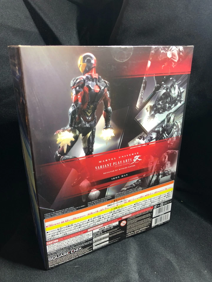 AUTÉNTICA FIGURA VARIANTE IRON MAN Square Enix Play Arts KAI Universo Marvel Foto 4 de 4