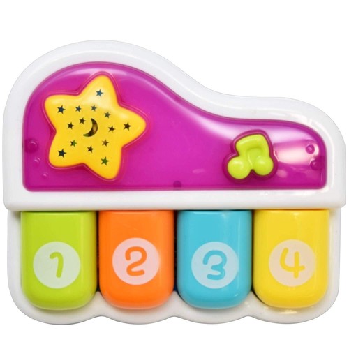 WEofferwhatYOUwant Baby Piano – Portable Musical Toy for Infants & Toddlers –...
