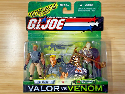 GI Joe Valor vs Venom Duke & Venomous Maximus Action Figures MOC