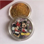 Gold Mouse 2020 Commemorative Good Fortune Collection Coin Mickey and Minnie