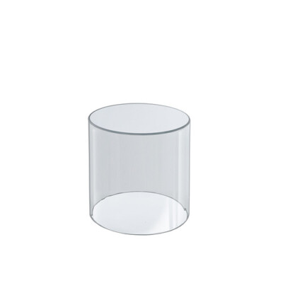 Azar Displays Clear Acrylic Cylinder Display, Plastic Round Container and...
