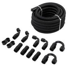 An8 Fuel Line Kit 8an Nylon Braided Fuel Line Hose Fitting Kit Cpe 20ft Oil Line An8 Fuel Line Kit 8an Nylon Braided Fuel Line Hose Fitting Kit Cpe 20ft Oil Line