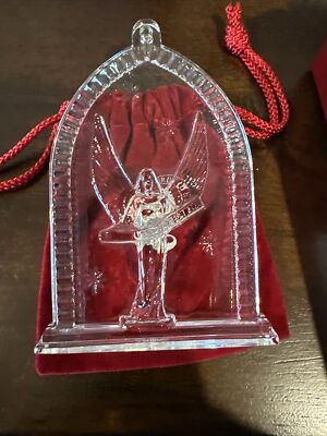 Waterford Crystal 2008 Nativity Angel Ornament Box Look | eBay