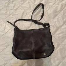 THE SAK Leather Purse Genuine Brown