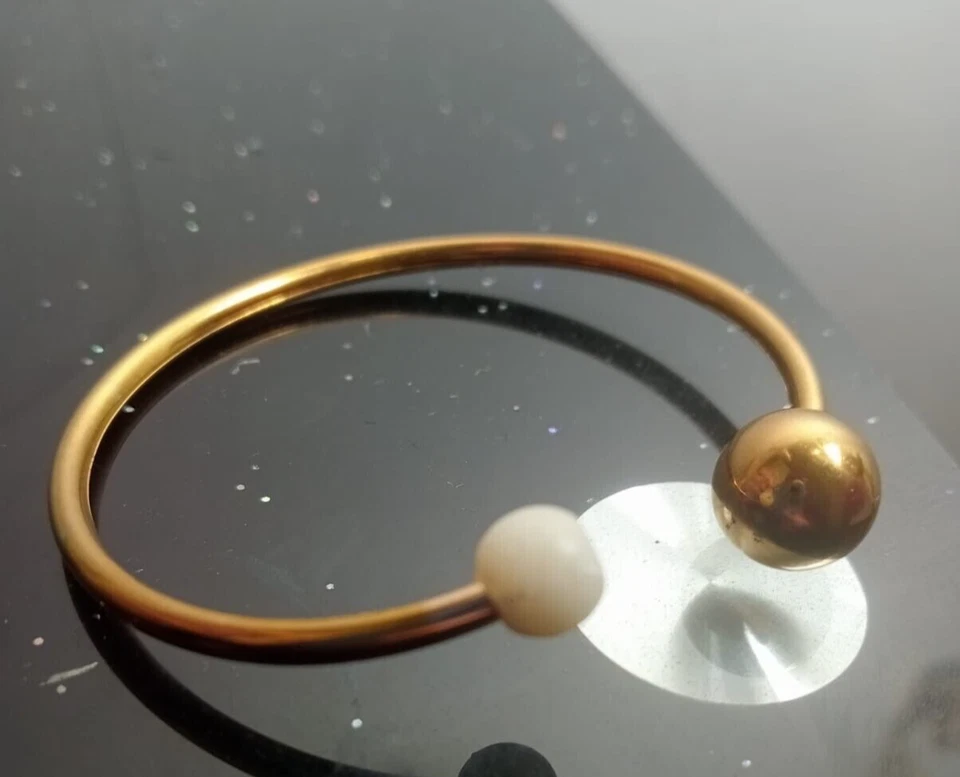 Pulsera Joop Damas Brazalete Dorado Delicado Mujer Acero Inoxidable Foto 3 de 4