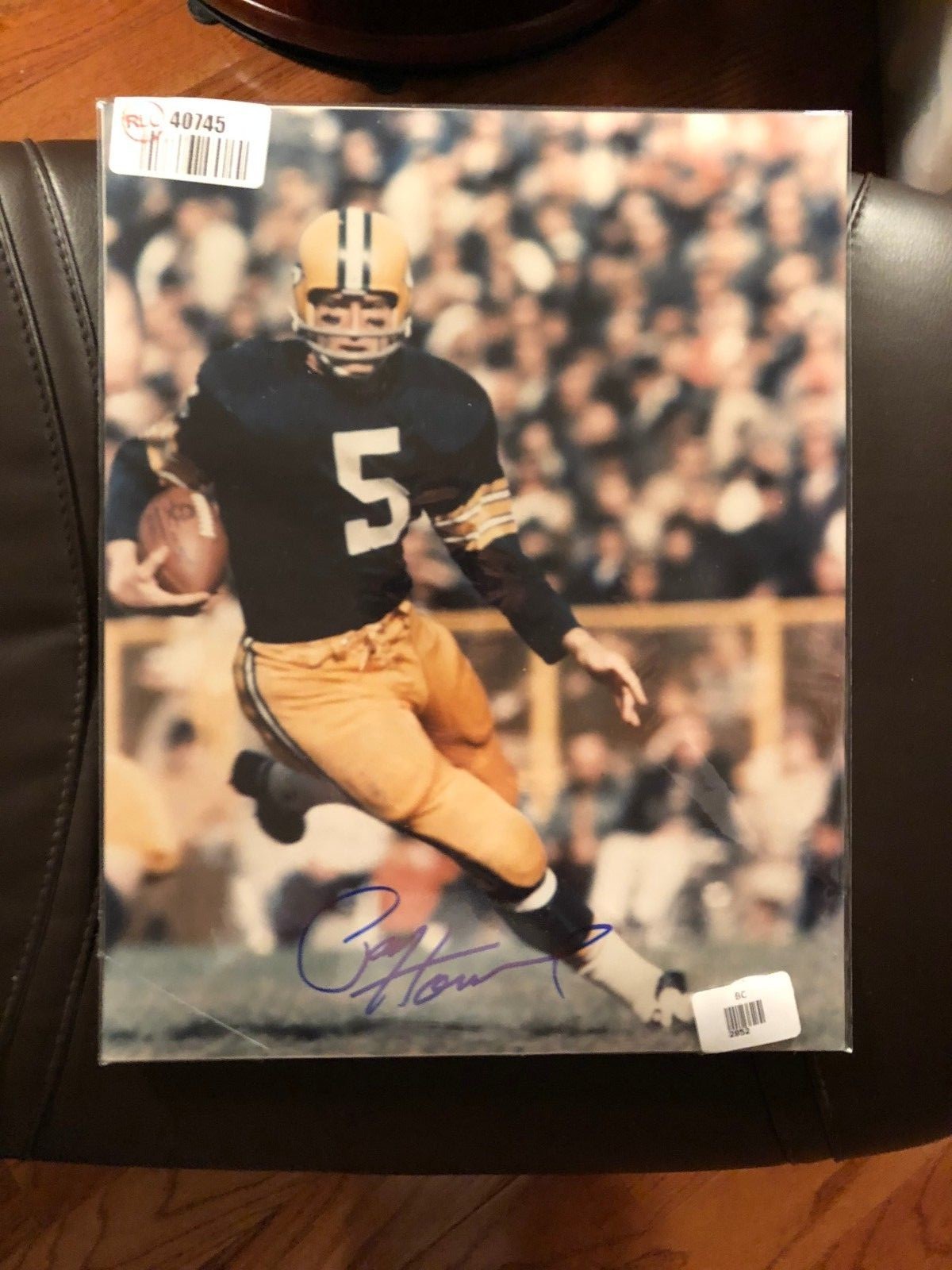 Paul Hornung Autographed Signed packers Photo JSA Certified 