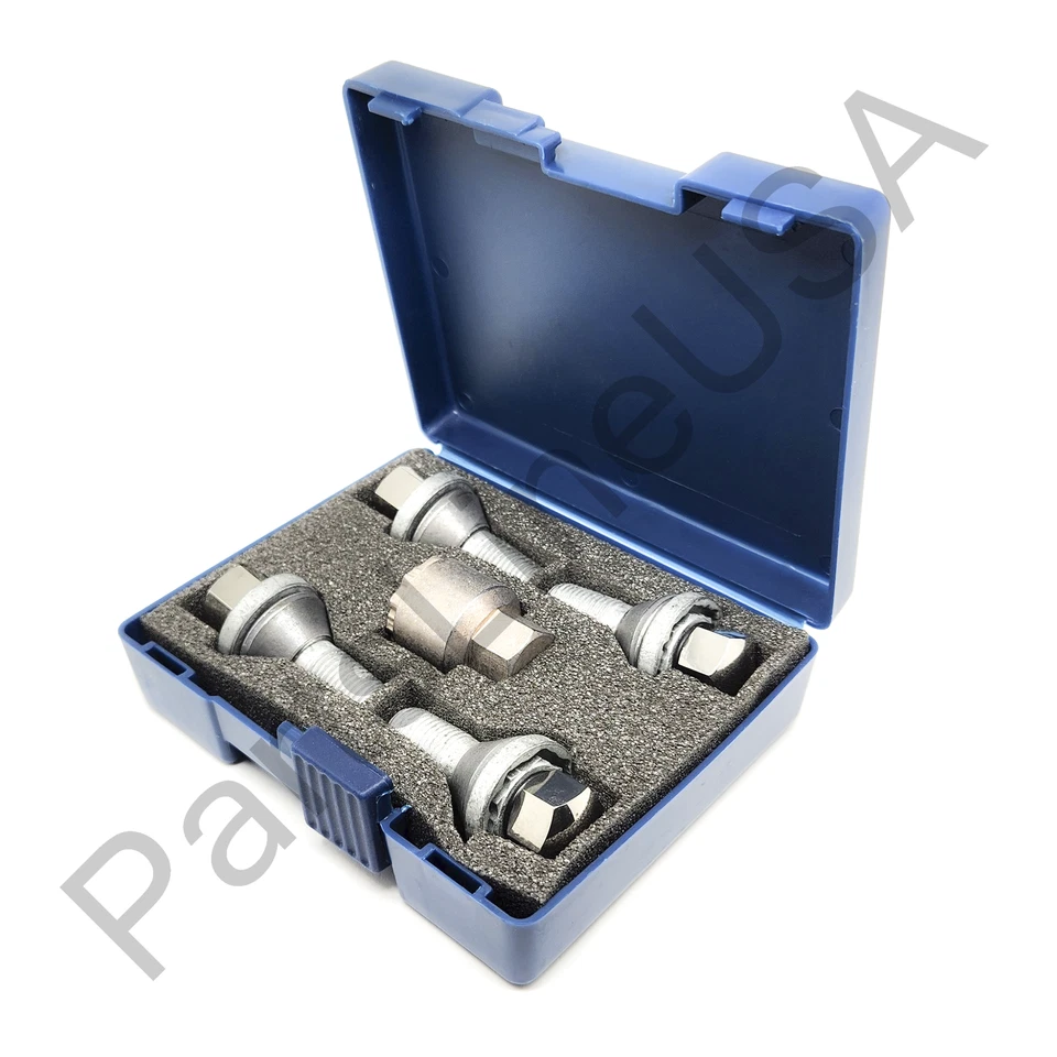 Genuine Maserati Chrome Security Stud Bolt Wheel Locks Nut Kit 940000358 - Image 3 of 4